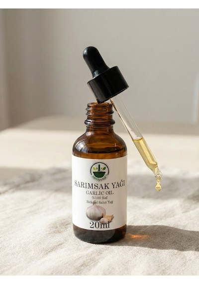 Sarımsak Yağı Garlic Oil Garlic Infused Oil Allium Sativum Saf Doğal 20 Ml 20 ML