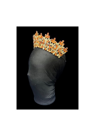 Golden Night Crown-gelin,kına,nişan,söz,after,bride,party Taç Turuncu - 889679471 Turuncu