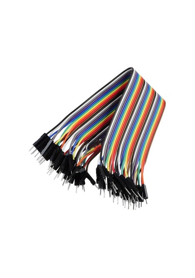 20cm 40 Pin Erkek Erkek Dupont Kablo Ayrılabilir 2.54mm 10renk Breadboard Atlama Kablosu Jumper