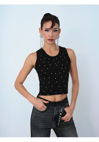 Loft Slim Fit Kadın Top Lf2040096 Q1.v1 Siyah