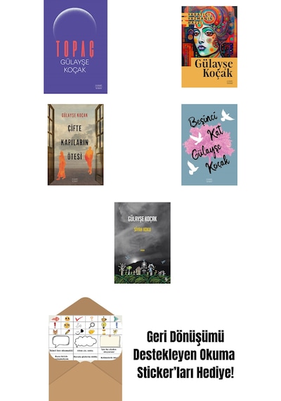 Gülayşe Koçak 5 Kitap Set + Okuma Sticker'ları