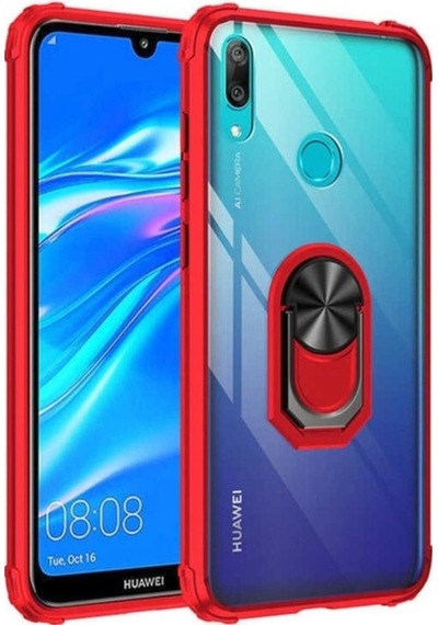 Huawei Y7 Prime 2019 Kılıf Zore Mola Kapak Kırmızı