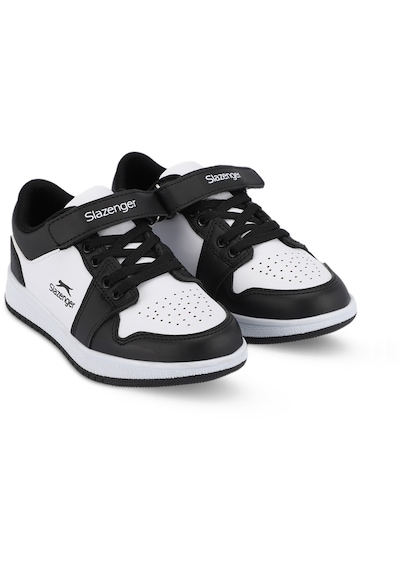Slazenger PRINCE I Çocuk Cırt Cırtlı Beyaz / Siyah Günlük Spor Ayakkabısı