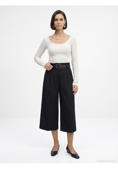 Dilvin 33237 Bra-free Uzun Kollu Top Ekru