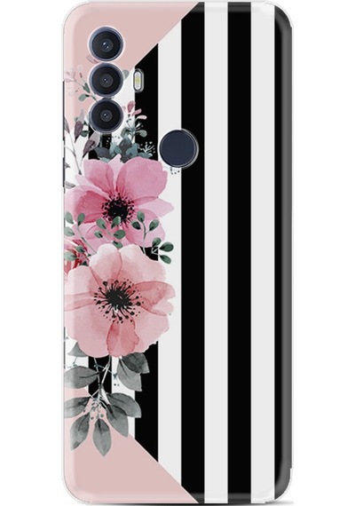 Tcl 30 Se Kilif Resimli Silikon Flowers 4 1390 556608822