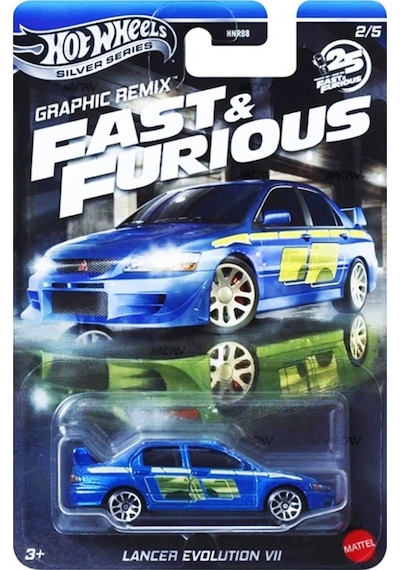 Hot Wheels Silver Series Fast & Furious Lancer Evolution Vıı Hnr88 Jby47 Çok Renkli