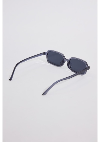 Unisex Dikdörtgen Çerçeveli Uv 400 Korumalı Mavi Güneş Gözlüğü-52070 Çok Renkli