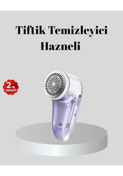 Şarjlı Tiftik Temizleyici Çıkarılabilir Hazneli Anti-statik Fırçalı Usb Şarjlı Çr