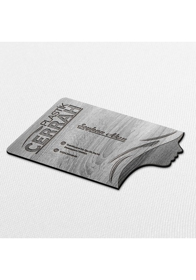 Kişiye Özel Mesleki Plastik Cerrah Ahşap Kartvizit (Model 1-5) 50