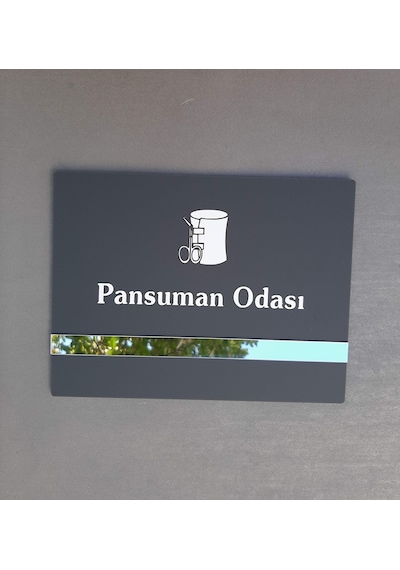 Soft Seri Pansuman Odası Kapı Isimliği