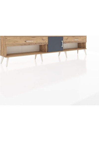 Arges Tv Ünitesi Tek Raflı 2 Çekmeceli Tek Kapaklı 220x30x51 Çam-antrasit/çam Antrasıt/atlas Çam - Atlas Çam Arges Tv Ünitesi Tek Raflı 2 Çekmeceli Tek Kapaklı 220x30x51 Çam-antrasit/çam Antrasıt/atlas Çam - Atlas Çam