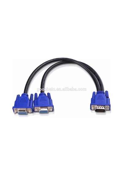 Molix Vga Y Kablo Vga Splitter Kablo 2 Li Vga Çoklayıcı Kablo