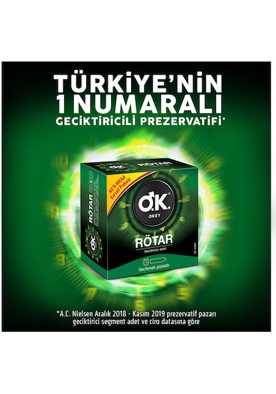 Okey Rötar 45'li Prezervatif&Okey Zero Kayganlaştırıcı Jel 100ml Okey Rötar 45'li Prezervatif&Okey Zero Kayganlaştırıcı Jel 100ml