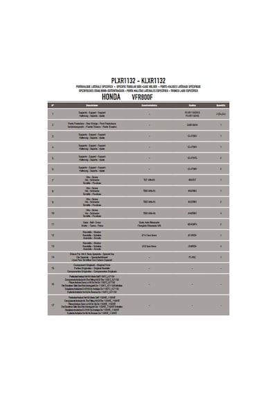 Gıvı Plxr1132 Honda Vfr 800 F (14-20) Yan Çanta Taşıyıcı