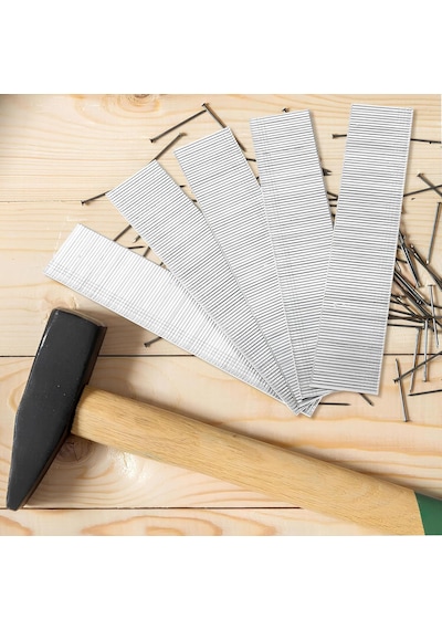5000 Adet Zımba Teli F30 Sanayi Tipi 30 Mm Makina Çivi Çivisi Süpürgelik Parke Ahşap Mdf Tel