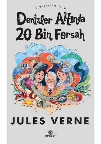 İlköğretim İçin Denizler Altında 20 Bin Fersah - Jules Verne - Hasbahçe