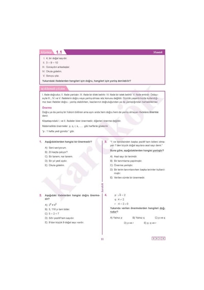 Yeni Bas. Karekök Yayınları Güncel 9.sınıf Matematik Konu