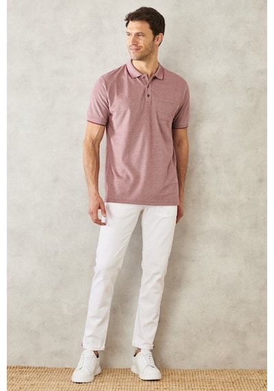 Ac&Co / Altınyıldız Classics 465126505 Polo Yaka Cepli Regular Fit Bol Kesim Düz Tişört Kırmızı Ac&Co / Altınyıldız Classics 465126505 Polo Yaka Cepli Regular Fit Bol Kesim Düz Tişört Kırmızı