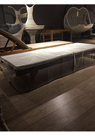Ayrex Düşler Ev Tekstili 200x75 Şeffaf Dış Mekan İç Mekan Şezlong Koruma Örtüsü Su Geçirmez Güneşe Dayanı Diğer