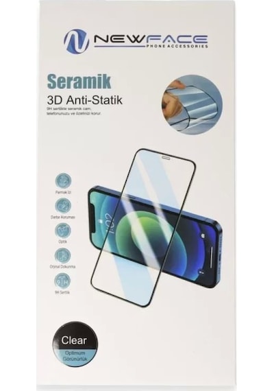 Apple, Uyumlu iPhone 16 Pro 3d Antistatik Seramik Nano Ekran Koruyucu