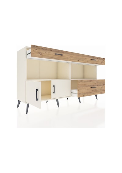 Hyperion Konsol 2 Raflı 3 Çekmeceli 2 Kapaklı 176x44x99 Aytaşı-ay Aytaşı-aytaşı/çam Hyperion Konsol 2 Raflı 3 Çekmeceli 2 Kapaklı 176x44x99 Aytaşı-ay Aytaşı-aytaşı/çam