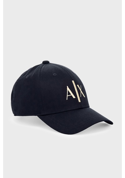 Armani Exchange % 100 Pamuk Logolu Şapka Erkek Şapka Xm003199 Af15502 Uc001 Siyah