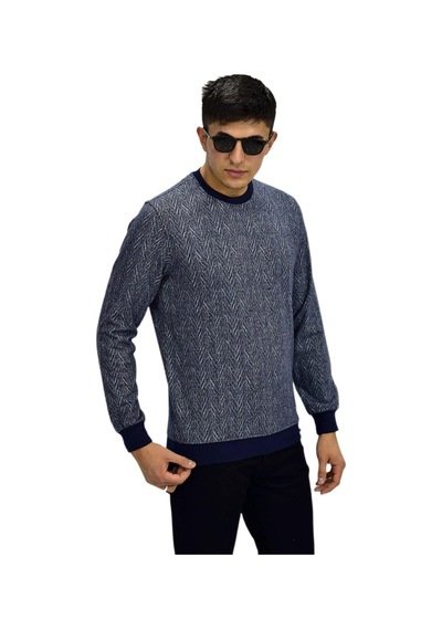 Erkek Spor Sıfır Yaka Sweatshirt R2266 Bgl-st03183 001
