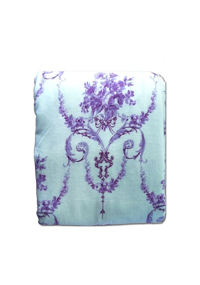 Algelsineve Çift Kişilik Flanel Nevresim Seti Eflatun