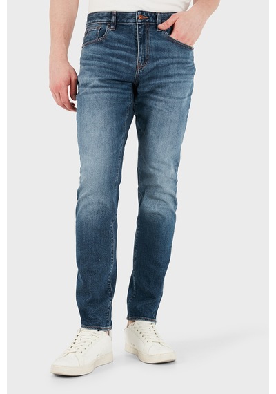 Armani Exchange Pamuklu Slim Fit Normal Bel Jeans Erkek Kot Pantolon Xm000070 Af25868 Mb002 Mavi Armani Exchange Pamuklu Slim Fit Normal Bel Jeans Erkek Kot Pantolon Xm000070 Af25868 Mb002 Mavi