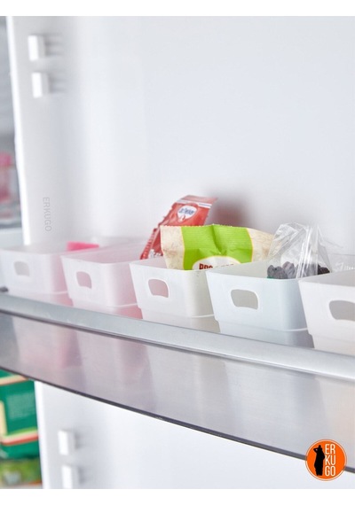 9'lu Set Buzdolabı & Kapak Içi Düzenleyici, Organizer Kutu Plastik 90 X 90 Beyaz Tr Diğer