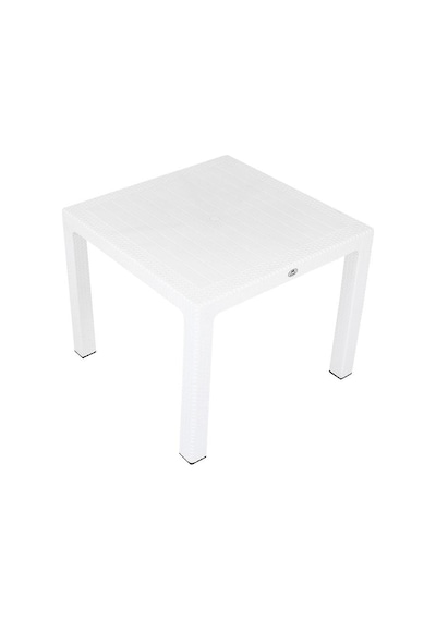 Depootoptan Mandella 90X90 Elit Rattan Masa Beyaz