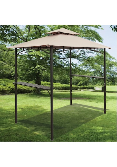 Gazebo Parti Çadırı Kahverengi, Bahçe Şemsiyesi, Gölgelik, Çadır