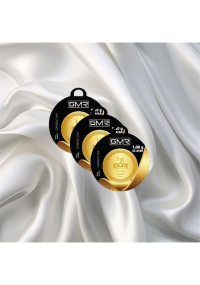 Leva Gold 1 Gr 22 Ayar Gmr Gram Altın 3 Adet