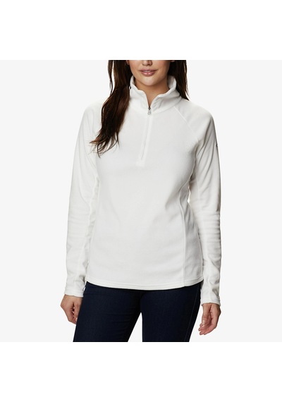 Columbia Glacial 1/2 Zipped Kadın Beyaz Polar Düz 1802201125 Krem