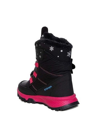 Kids Club Shoes Ndrops-014 İçi Yünlü Unisex Kar Botu Çocuk Bot Fuşya