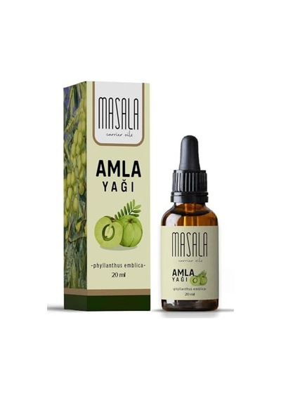 Amla Saç Bakım Yağı 20 Ml. Soğuk Pres Gooseberry Carrier Oil Bektaşi Üzümü