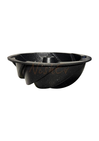 Hanımeli Siyah Döküm Rüzgar Gülü Premium Kek Turta Kalıbı 26 Cm Renkli