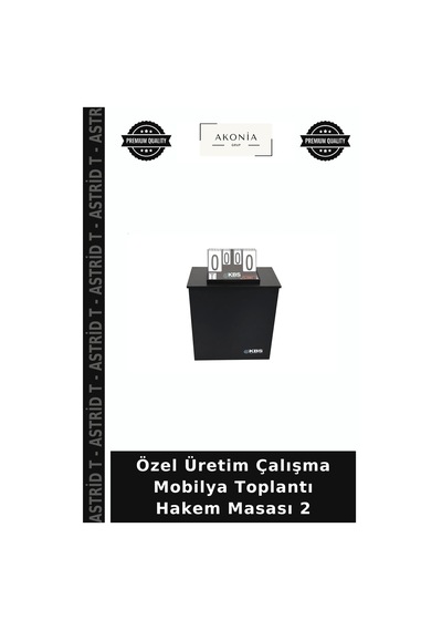 Özel Üretim Çalışma Mobilya Toplantı Hakem Masası 2 Çok Renkli