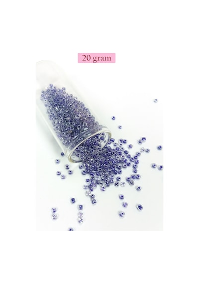 Dökme Cam Kum Boncuk 8/0 3 Mm - 4 Renk - Toplam 80 Gram - Bnc425