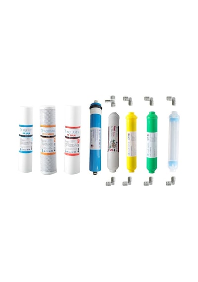Aquafly Su Arıtma Filtresi 8Li Takım Arıtıcı Filtresi Detox Yedek