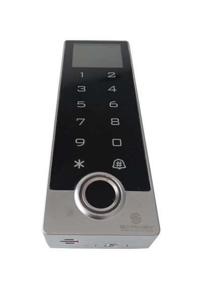 Sr-213 Lcd Em Parmak İzi Kart Şifre Okuyucu Lcd Ekranlı Metal Kasa 125 Khz 10 Adet