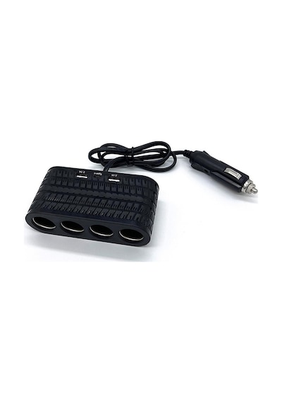 Olesson 1654 Type-c+2xusb 120watt 4 Çakmak Girişli Kablolu Çakmak Çoklayıcı