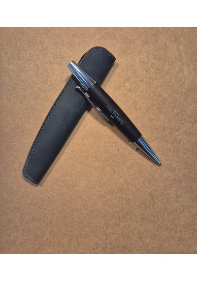 Faber Castell E-motion 1.4mm Parlak Krom/ahşap Siyah