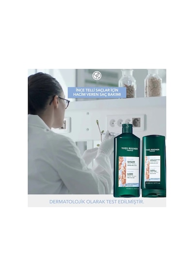 Yves Rocher Ince Telli Saçlar Için Orjinal Boy Şampuan, Saç Kremi Seti-9916603