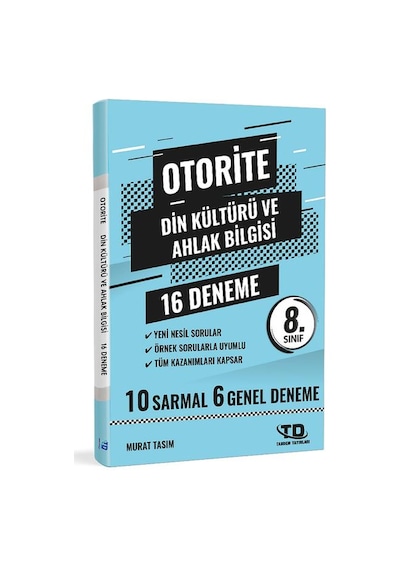 Tandem 8. Sınıf LGS Otorite Din Kültürü ve Ahlak Bilgisi 16 Denem