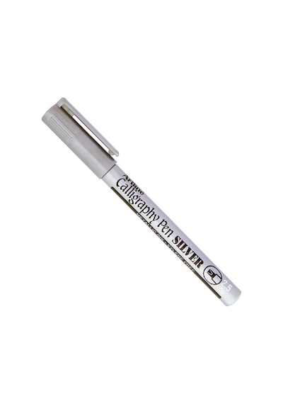 Artline Kaligrafi Kalemi Kesik Uçlu 2.5 Mm Gümüş Ek993xf