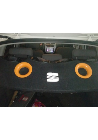 Seat Leon 2007-2012 4'lü Oval Hoparlör Pandizot Polyesterli 2 Portlu Kabartmalı