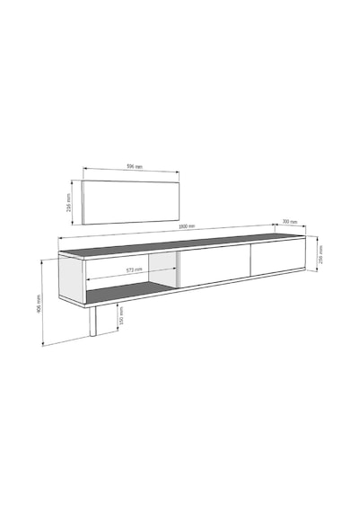 Tsa1803b Corsa Tv Sehpası Beyaz 180cm