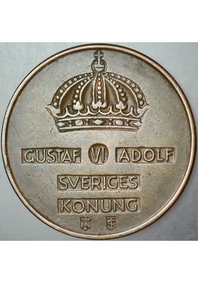 İsveç 5 Öre 1953 Kral 6. Gustaf Dönemi.