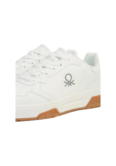 United Colors Of Benetton Benetton 11219 Erkek Günlük Sneaker Ayakkabı Beyaz Beyaz